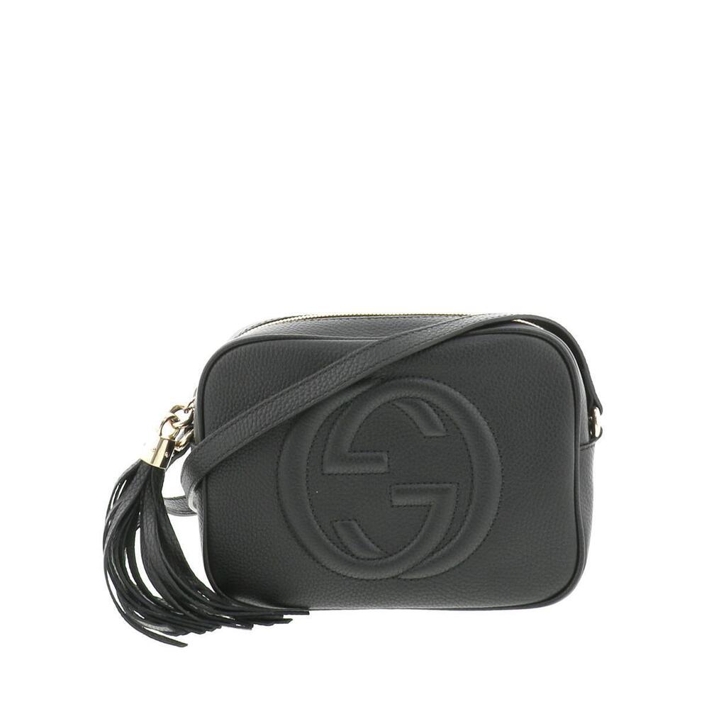 GUCCI Soho Disco Shoulder Bag Messenger Black